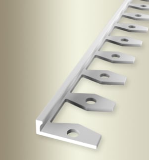 Küberit Fliesenabschlussprofil Typ 301 EB, Aluminium natur, biegbar, 250 cm (h=3mm/4,5mm) kaufen bei ProMa Farben