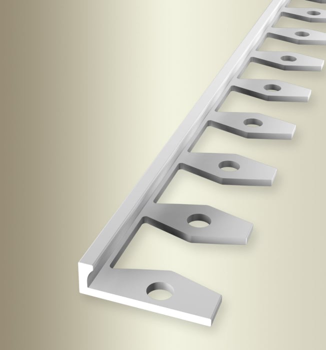 Küberit Fliesenabschlussprofil Typ 301 EB, Aluminium natur, biegbar, 250 cm (h=3mm/4,5mm) kaufen bei ProMa Farben