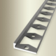 Küberit Fliesenabschlussprofil Typ 301 G, Aluminium, Edelstahl-Optik, 250 cm (h=3mm/4,5mm) kaufen bei ProMa Farben