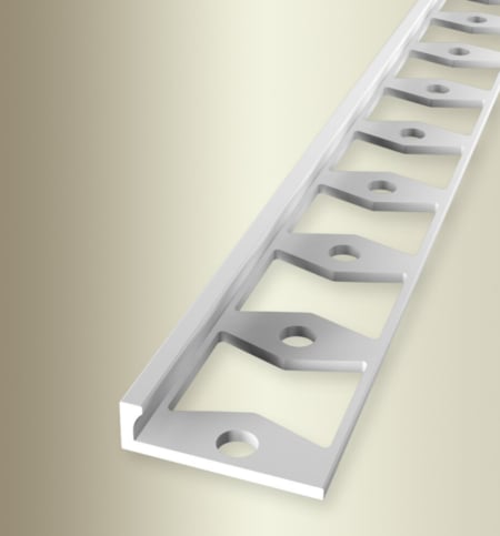 Küberit Fliesenabschlussprofil Typ 301 G, Aluminium natur, 250 cm (h=3mm/4,5mm) kaufen bei ProMa Farben