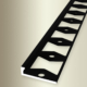 Küberit Fliesenabschlussprofil Typ 301 G, Aluminium, pulverbeschichtet schwarz, 250 cm (h=3mm/4,5mm) kaufen bei ProMa Farben