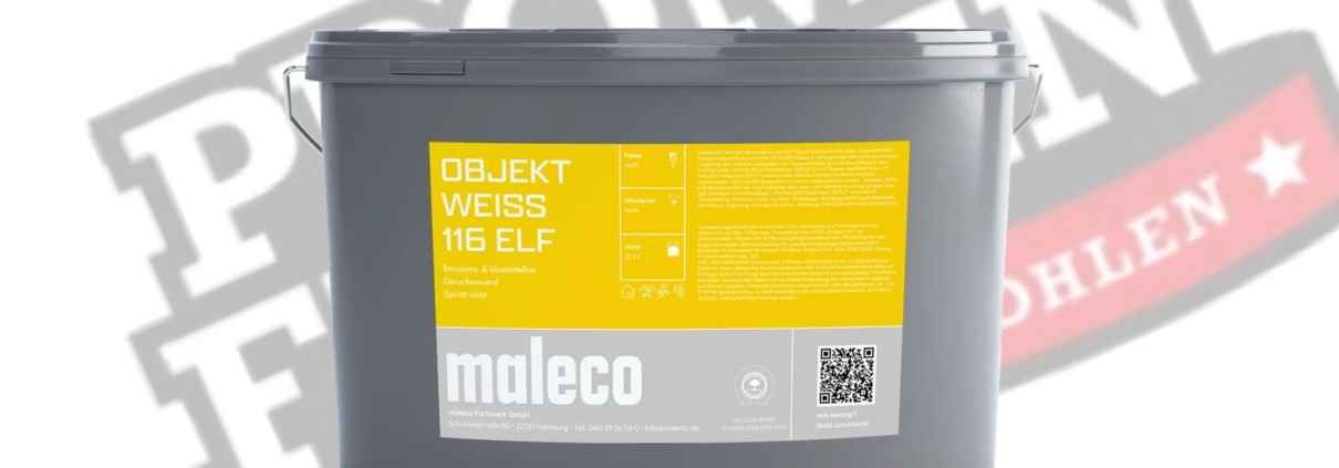 maleco Objektweiß 116 LF / 117 ELF kaufen bei ProMa Farben