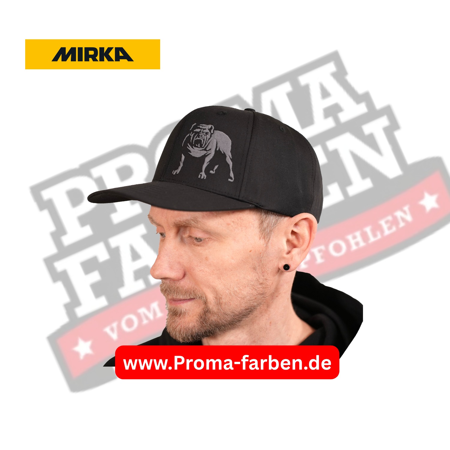 Mirka Cap Bulldog Schwarz kaufen bei ProMa Farben