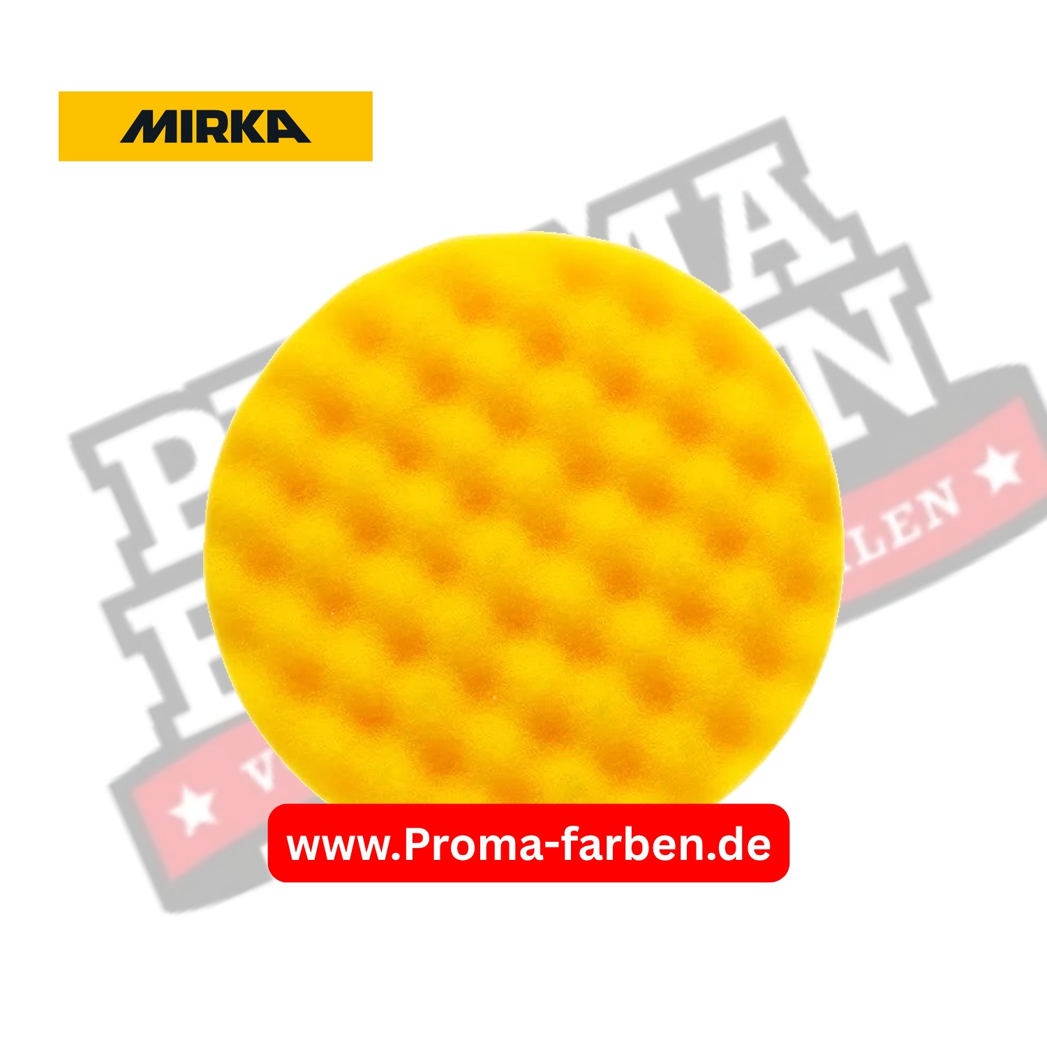 Mirka Golden Finish Pad 1 – Polierpads gelb, gewaffelt kaufen bei ProMa Farben