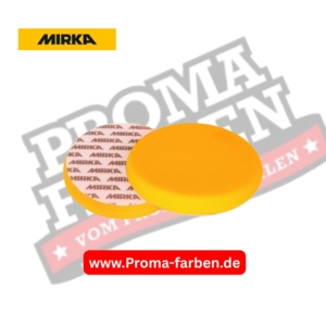 Mirka Polierpads gelbes Schaumstoffpad PRO flach kaufen bei ProMa Farben
