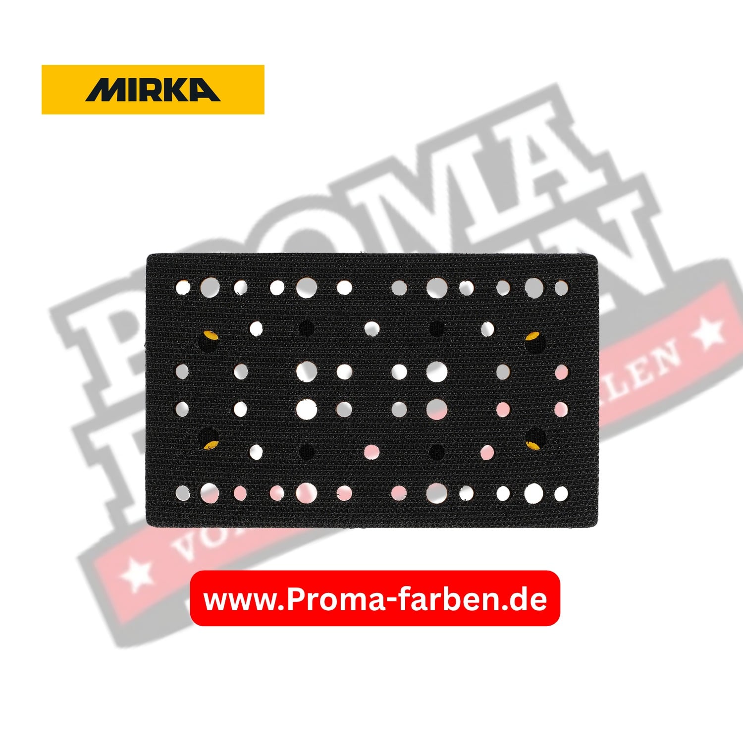 Mirka Schleifschuh (interface pad) Netz 81 x 133 mm Grip 46L Medium – Ersatzteil kaufen bei ProMa Farben