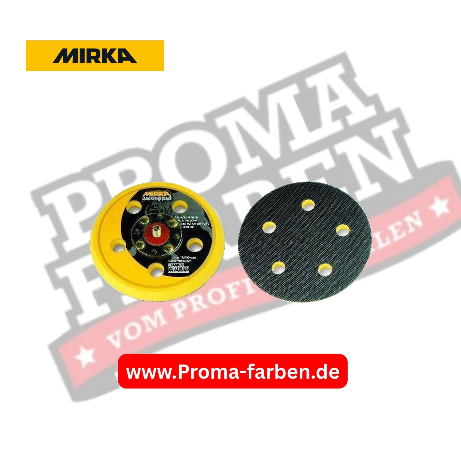 Mirka Schleifteller 125mm 5/16" Grip 5L Medium kaufen bei ProMa Farben