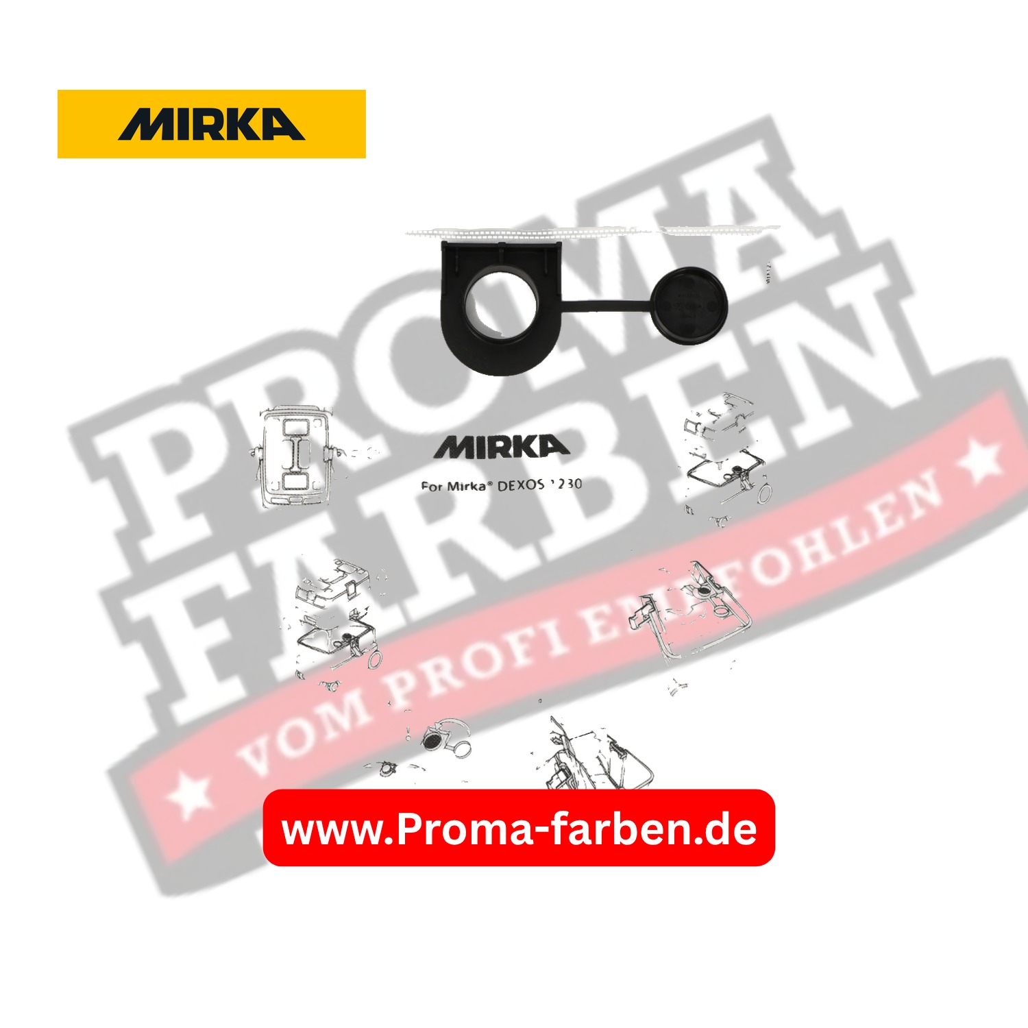Mirka Vliesstaubbeutel für DEXOS 1230 kaufen bei ProMa Farben