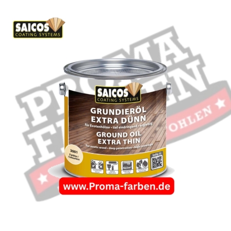 Saicos Grundieröl Extra Dünn - Grundierung für Hartholz-Fußböden kaufen bei ProMa Farben