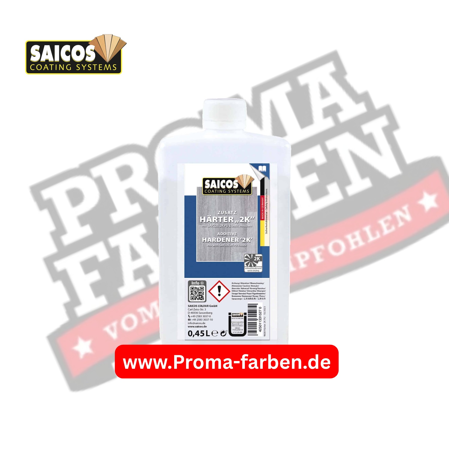Saicos Härter 2K für 2K PU Elastic (9608) kaufen bei ProMa Farben