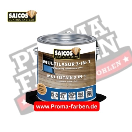 Saicos Multilasur 3 in 1 für Außenholz kaufen bei ProMa Farben