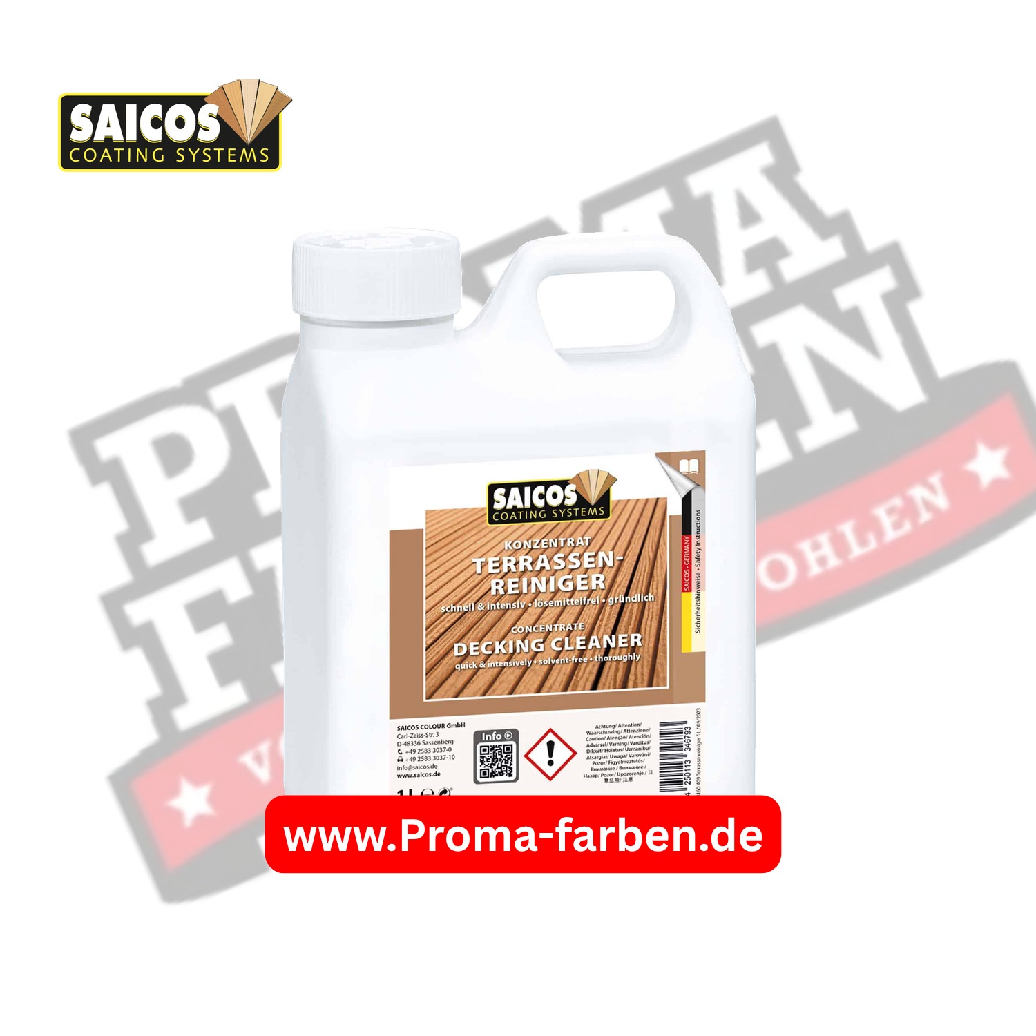 Saicos Terrassenreiniger Konzentrat (8160) kaufen bei ProMa Farben