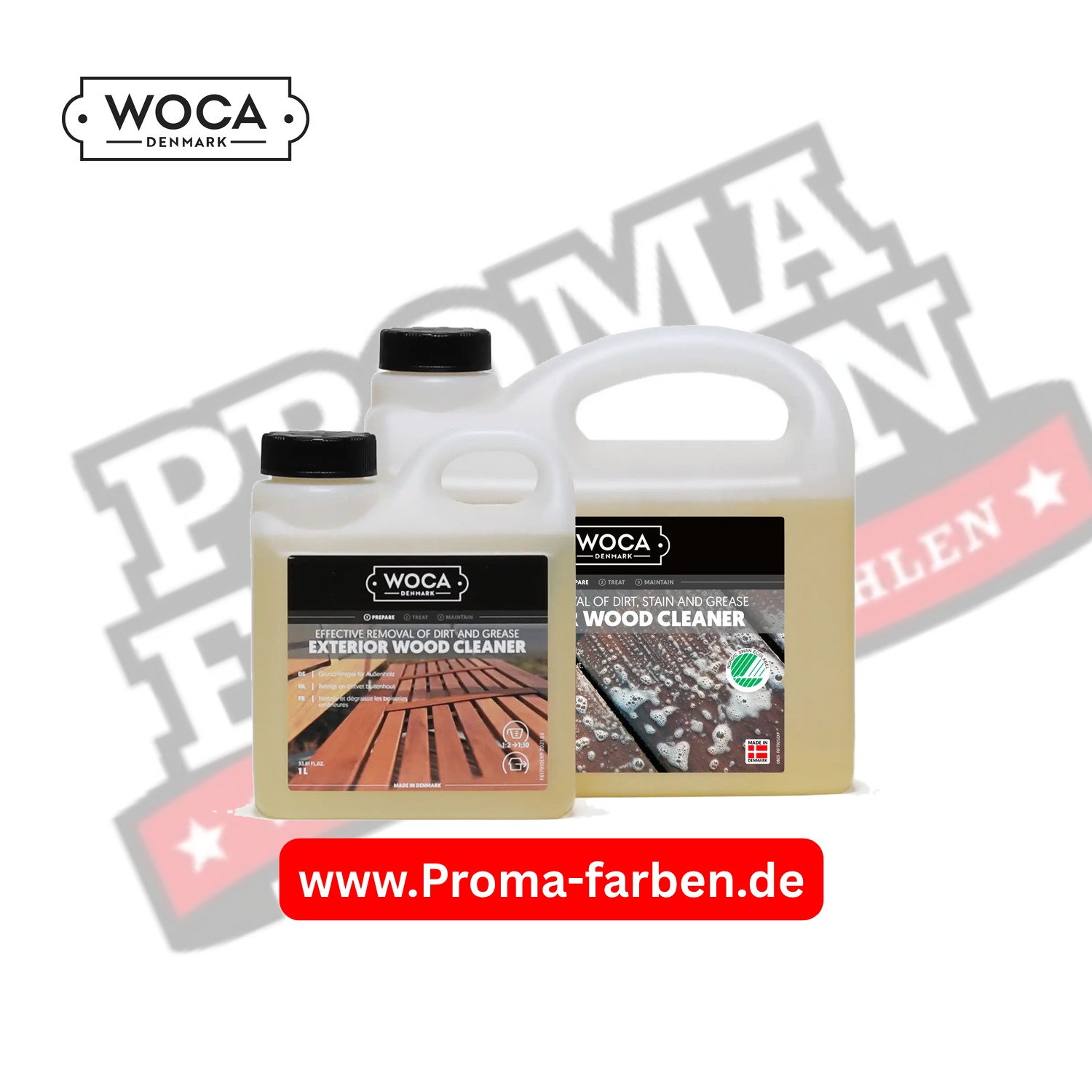 WOCA Exterior Wood Cleaner (Außenholzreiniger) kaufen bei ProMa Farben