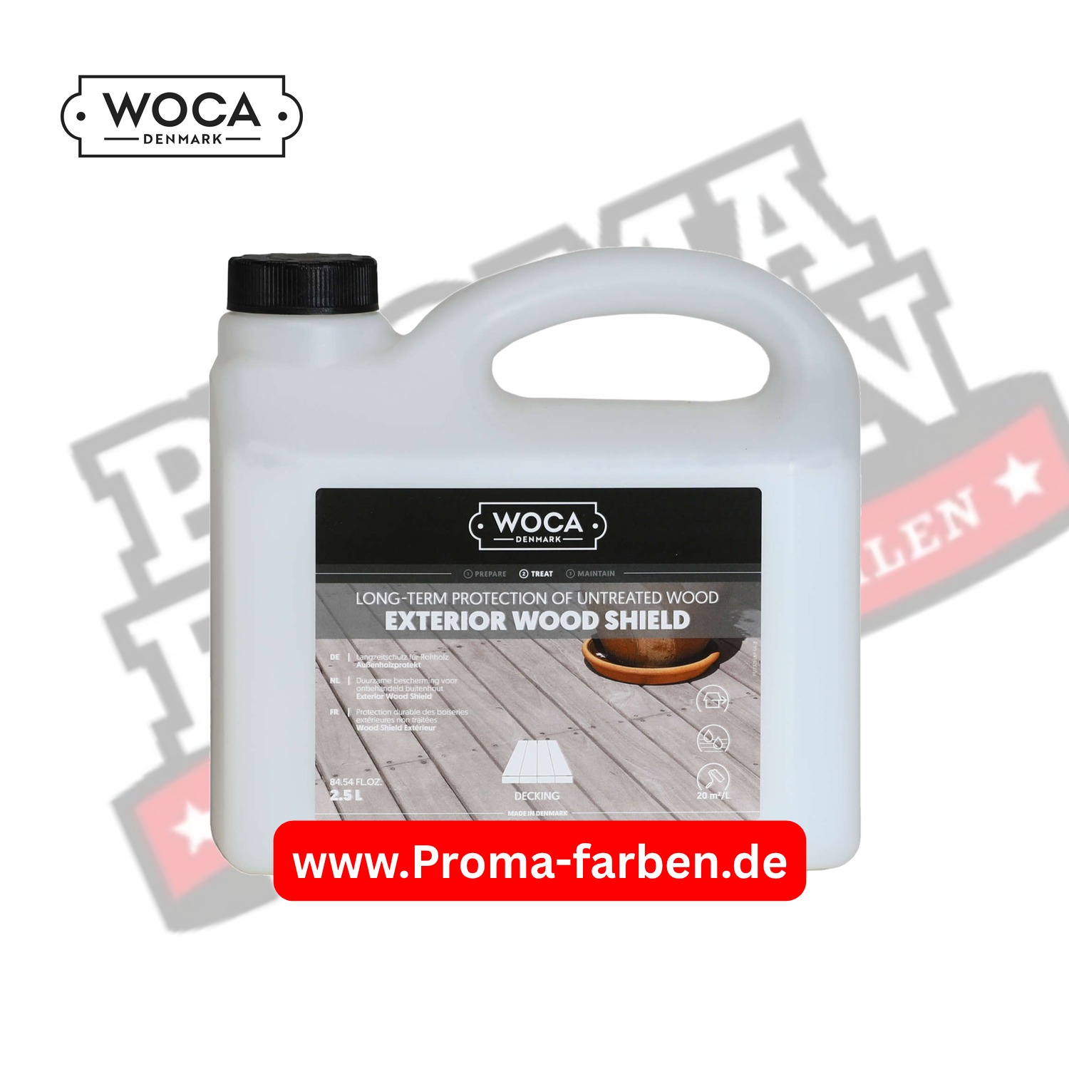 WOCA Exterior Wood Shield (Holzimprägnierung transparent) kaufen bei ProMa Farben