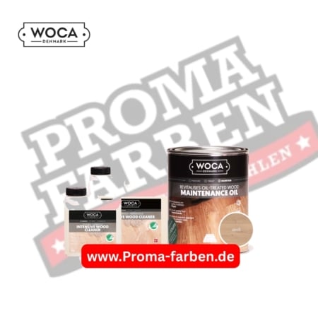 WOCA Pflegeset Intensivreiniger 1 L + Pflegeöl Weiß 1 L kaufen bei ProMa Farben