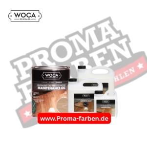 WOCA Pflegeset Pflegeöl Weiß 1 L + Holzbodenseife Weiß 1 L kaufen bei ProMa Farben