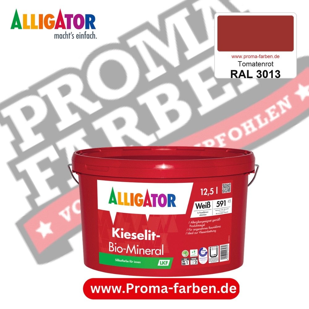 Alligator Kieselit-Bio-Mineral LKF RAL 3013 Tomatenrot