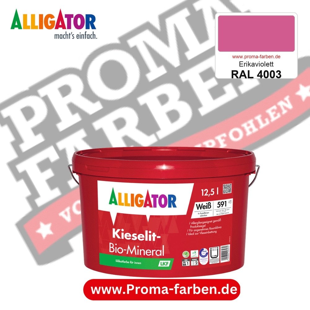 Alligator Kieselit-Bio-Mineral LKF RAL 4003 Erikaviolett