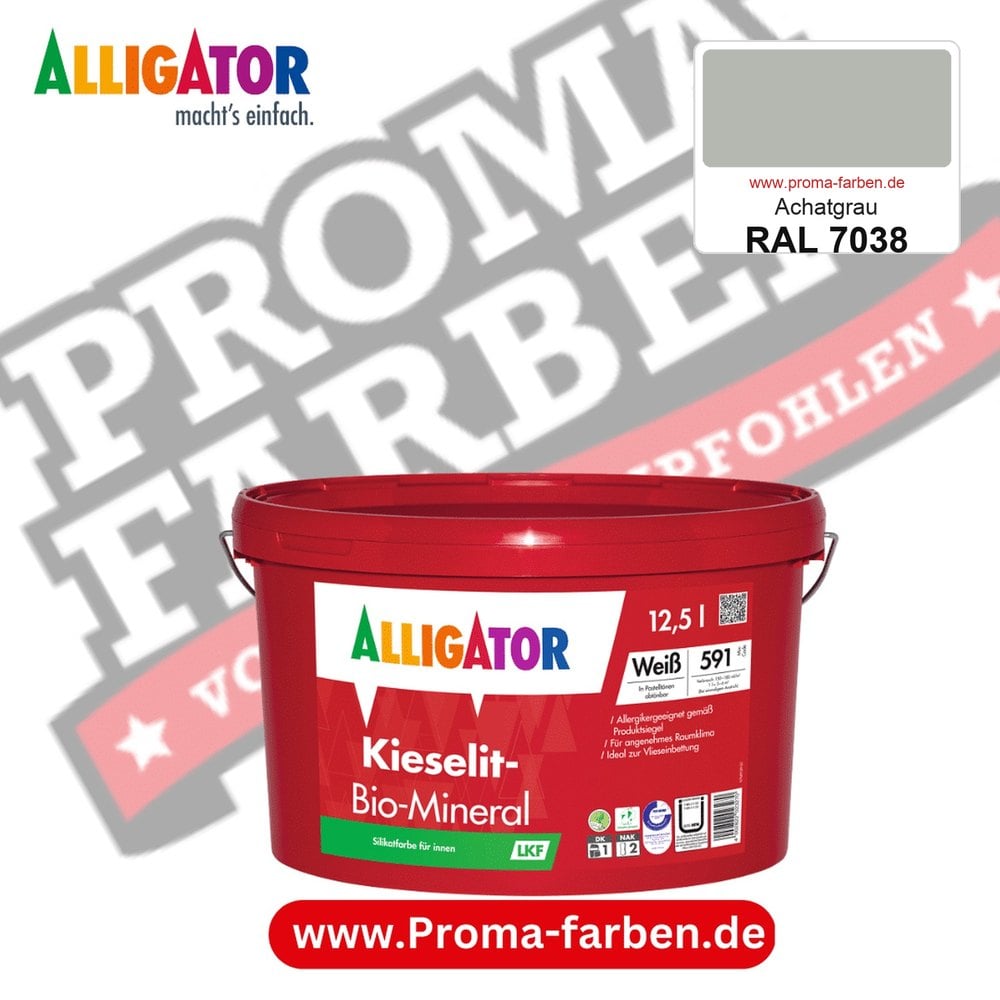 Alligator Kieselit-Bio-Mineral LKF RAL 7038 Achatgrau