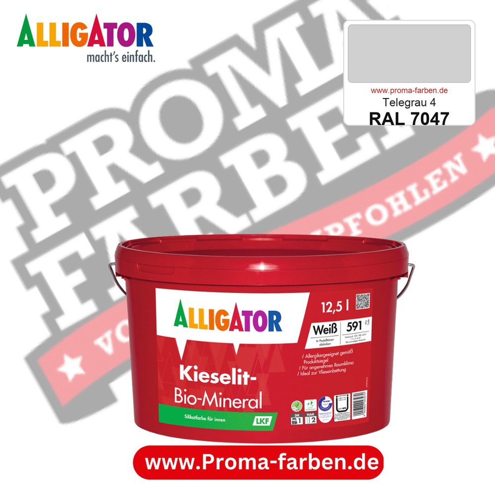 Alligator Kieselit-Bio-Mineral LKF RAL 7047 Telegrau 4