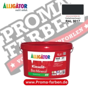 Alligator Kieselit-Bio-Mineral LKF RAL 9017 Verkehrsschwarz