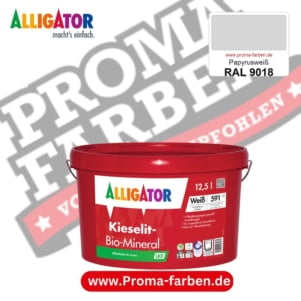 Alligator Kieselit-Bio-Mineral LKF RAL 9018 Papyrusweiß