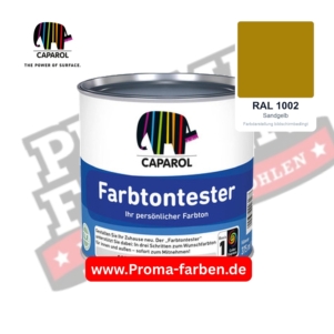 Caparol Farbtontester RAL 1002 Sandgelb