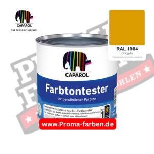 Caparol Farbtontester RAL 1004 Goldgelb
