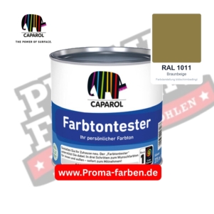 Caparol Farbtontester RAL 1011 Braunbeige