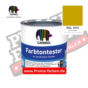 Caparol Farbtontester RAL 1012 Zitronengelb