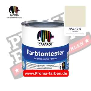 Caparol Farbtontester RAL 1013 Perlweiß