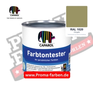 Caparol Farbtontester RAL 1020 Olivgelb