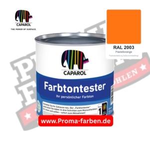 Caparol Farbtontester RAL 2003 Pastellorange