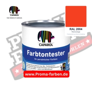 Caparol Farbtontester RAL 2004 Reinorange