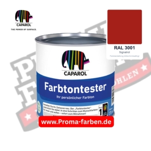 Caparol Farbtontester RAL 3001 Signalrot