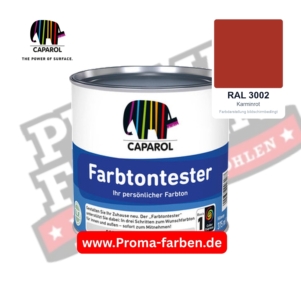 Caparol Farbtontester RAL 3002 Karminrot