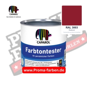 Caparol Farbtontester RAL 3003 Rubinrot
