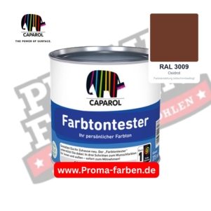 Caparol Farbtontester RAL 3009 Oxidrot