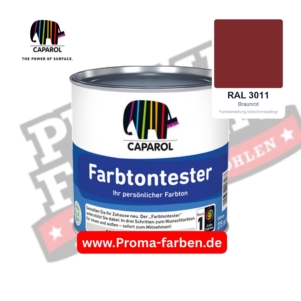 Caparol Farbtontester RAL 3011 Braunrot