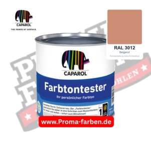 Caparol Farbtontester RAL 3012 Beigerot