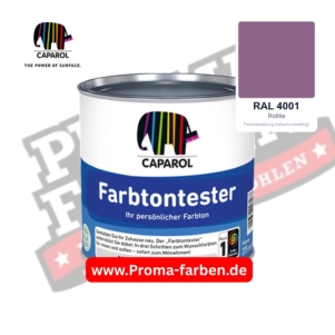 Caparol Farbtontester RAL 4001 Rotlila
