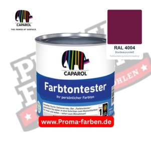Caparol Farbtontester RAL 4004 Bordeauxviolett