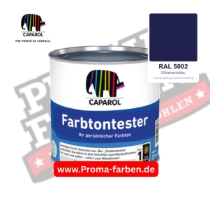 Caparol Farbtontester RAL 5002 Ultramarinblau