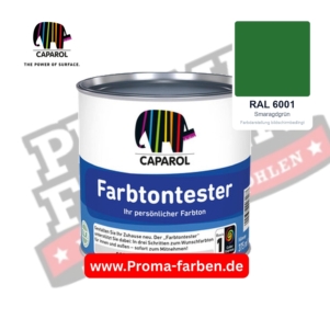 Caparol Farbtontester RAL 6001 Smaragdgrün