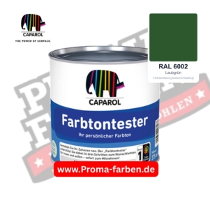 Caparol Farbtontester RAL 6002 Laubgrün