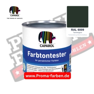 Caparol Farbtontester RAL 6009 Tannengrün