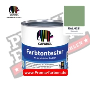 Caparol Farbtontester RAL 6021 Blassgrün
