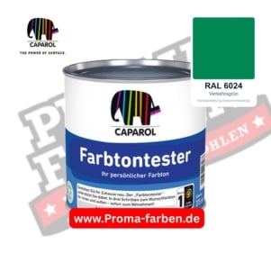 Caparol Farbtontester RAL 6024 Verkehrsgrün