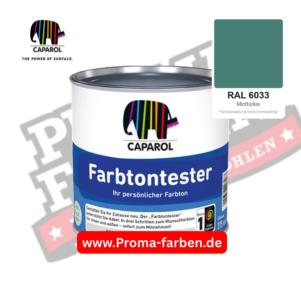 Caparol Farbtontester RAL 6033 Minttürkis