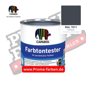 Caparol Farbtontester RAL 7011 Eisengrau